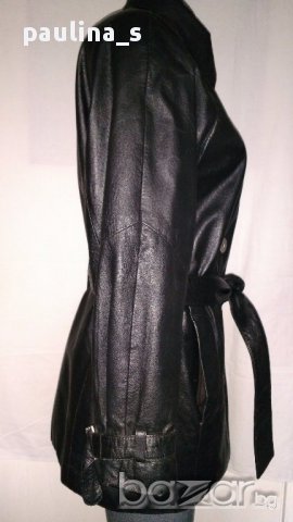 Луксозно кожено манто / яке  "G I I I"-genuine leather, естествена кожа / голям размер , снимка 10 - Палта, манта - 16982330