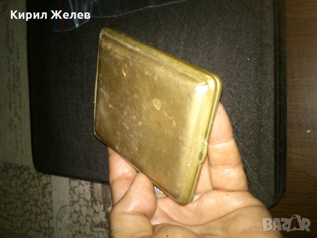 Старинна метална ретро табакера МАРКИРАНА !, снимка 9 - Колекции - 23209318