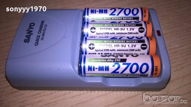 sanyo charger+battery-внос швеицария, снимка 4 - Други - 18593138