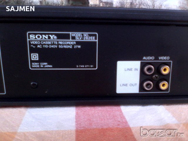 SONY SLV-282EE видео дек, снимка 8 - Декове - 9302981