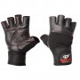 Фитнес ръкавици с накитници естествена кожа модел Red Line, снимка 1 - Спортна екипировка - 22239513