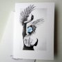Картичка "Лебед" / балерина, танц, изкуство
