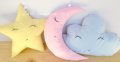 Възглавнички облачета, луна, звезда за детската / бебешка стая , снимка 13