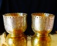 Древен индийски свещник,чаша,съд от месинг. , снимка 1 - Антикварни и старинни предмети - 24431059