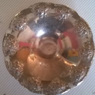 посребрена метална купа, снимка 2 - Антикварни и старинни предмети - 17151733