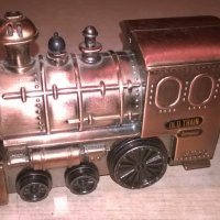 old train-метална запалка-13х8х6см-внос швеицария, снимка 1 - Колекции - 24717347