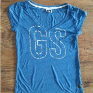 G-star - страхотна дамска тениска 100% оригинал много добро състояние , снимка 5 - Тениски - 15412584