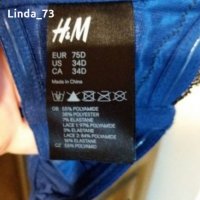 Дам.сутиен-марка-"H&M",цвят-тъм.син. Закупен от Германия, снимка 3 - Бельо - 21274968