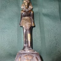 Фараонът - бронзова  антична статия, снимка 1 - Декорация за дома - 25661446