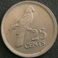 25 цента 1982, Сейшели, снимка 1 - Нумизматика и бонистика - 25186571