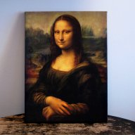 Релефна принт картина "Мона Лиза", снимка 1 - Картини - 8521859