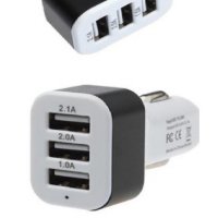 Универсално 12V (3 х USB 5V / 2A / 2.1A / 1A) зарядно за кола автомобил, снимка 1 - Аксесоари и консумативи - 23404900