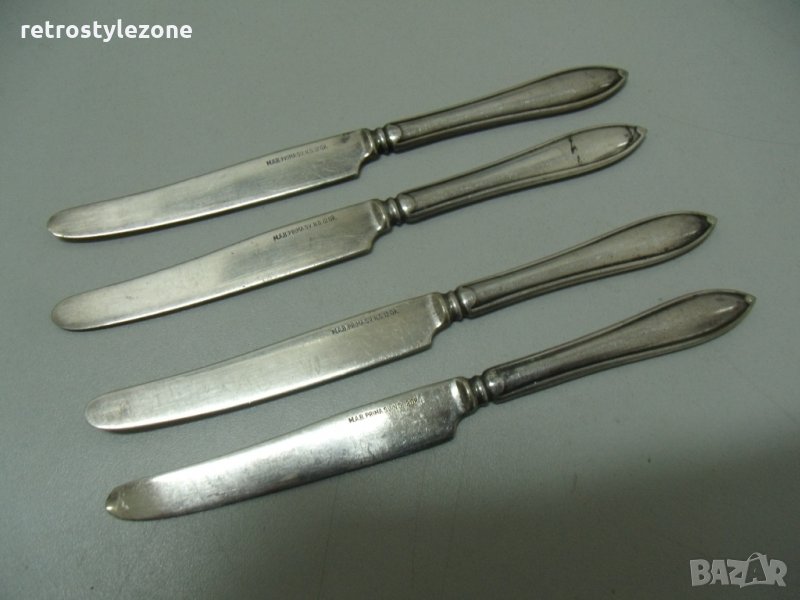 № 2925 стари малки метални ножчета MAB PRIMA SV.N.S 12 GR  - комплект 4 броя, снимка 1