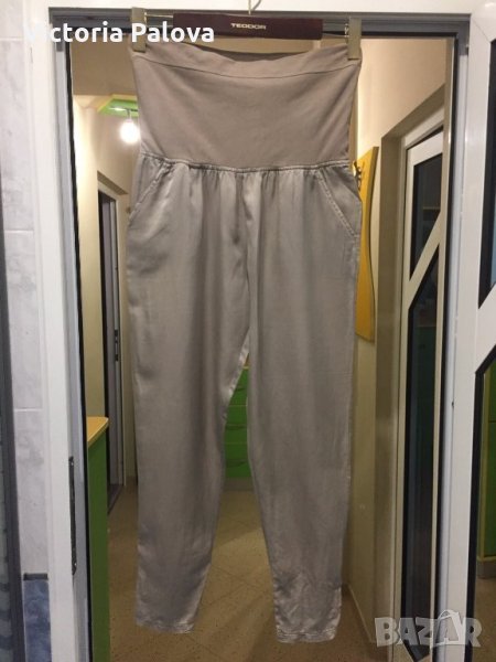 Красив панталон,коприна и памук,S, снимка 1