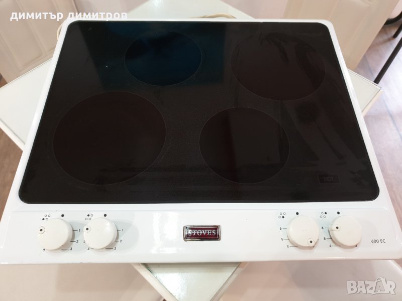 STOVES EUROKERA Стъклен плот за вграждане с 4 котлона, снимка 1