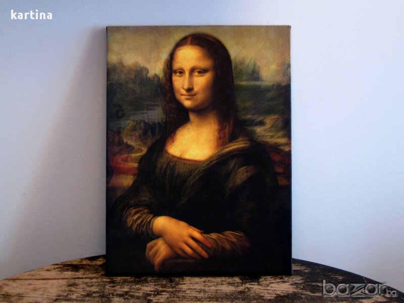 Релефна принт картина "Мона Лиза", снимка 1