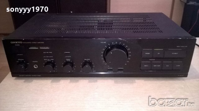 onkyo a-8430 amplifier-made in japan-внос от франция, снимка 2 - Ресийвъри, усилватели, смесителни пултове - 19919997
