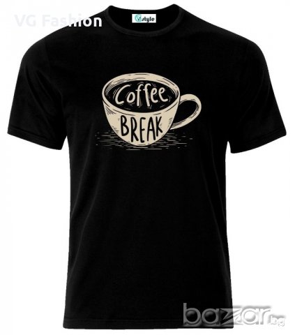 Мъжка тениска Coffee Break Funny, снимка 1 - Тениски - 21403491