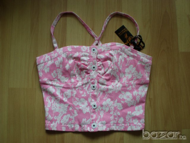 ЛИКВИДАЦИЯ Налично Бюстие в розово размер С М от Англия