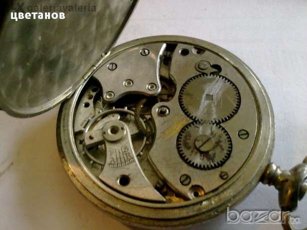 Стар джобен часовник, снимка 2 - Антикварни и старинни предмети - 13697262