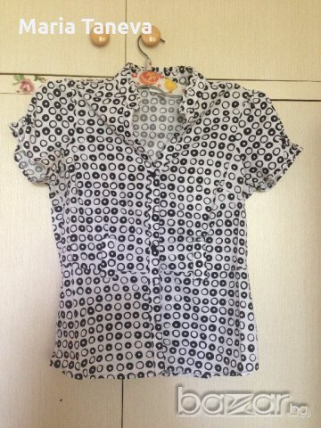 Дамска блуза с къс ръкав, снимка 1 - Ризи - 21441465