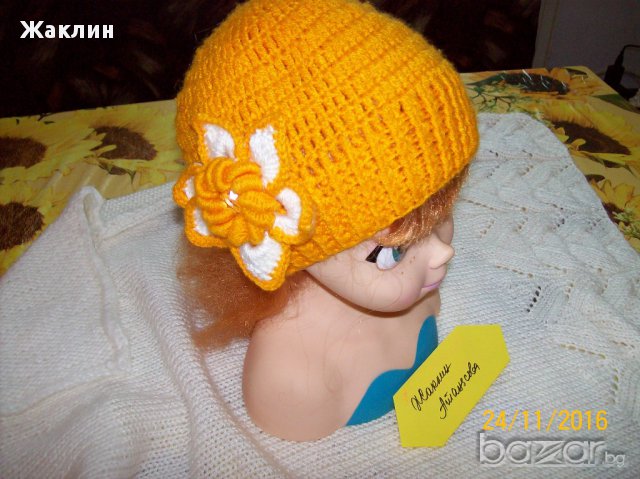 Плетени детски шапки и шалове, снимка 17 - Шапки - 16544679