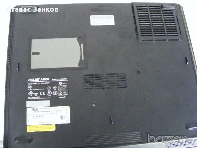 Стар работещ лаптоп за части ASUS A4000 , снимка 8 - Части за лаптопи - 14968038