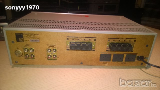 sony  ta-333 stereo amplifier-180watts-made in taiwan-внос швеицария, снимка 9 - Ресийвъри, усилватели, смесителни пултове - 9841367