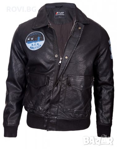 Мъжко кожено яке – P3115 , снимка 1