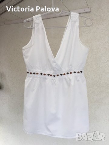 Красива блуза ,памук, снимка 6 - Корсети, бюстиета, топове - 25362129