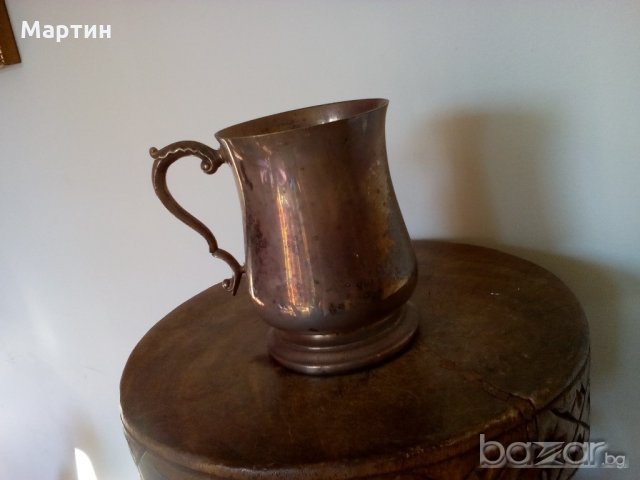 1931г. Посребрена масивна - Халба - 1 бр. ( 777950) , снимка 2 - Сервизи - 18312377