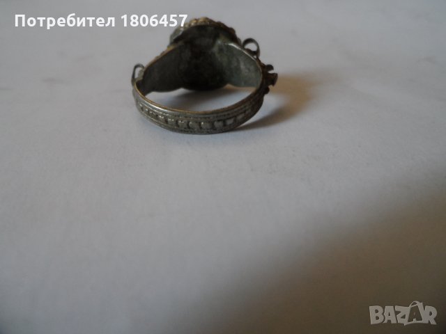 стар сребърен пръстен, снимка 4 - Антикварни и старинни предмети - 23800695
