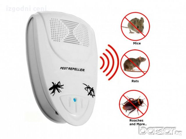 Ултразвуков уред LI-3110- PEST REPELLER - защитава къщата от мравки, хлебарки, мишоци и др., снимка 2 - Други - 16762710