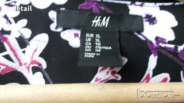 H&M - лятно кимоно/наметка на цветя, снимка 3 - Жилетки - 15763491