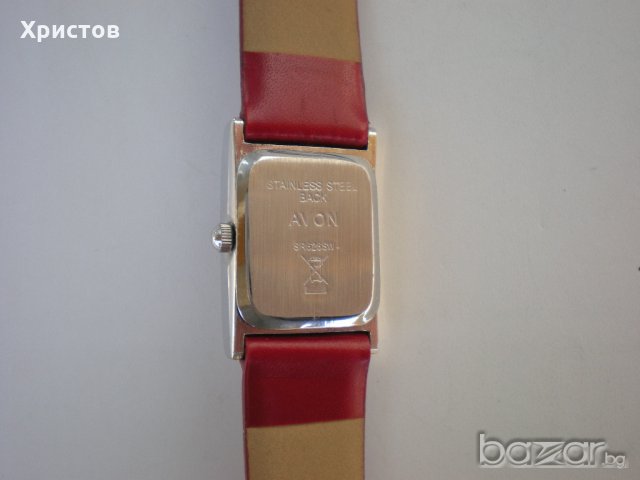 Червен дамски часовник, снимка 3 - Дамски - 20180259