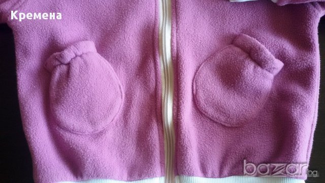 лилав суитчър/яке за момиче - 7лв, снимка 2 - Бебешки блузки - 17743923