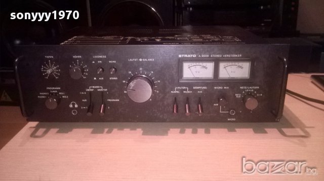 Strato a-9009-amplifier 250w-w.germany-внос швеицария, снимка 4 - Ресийвъри, усилватели, смесителни пултове - 15485411