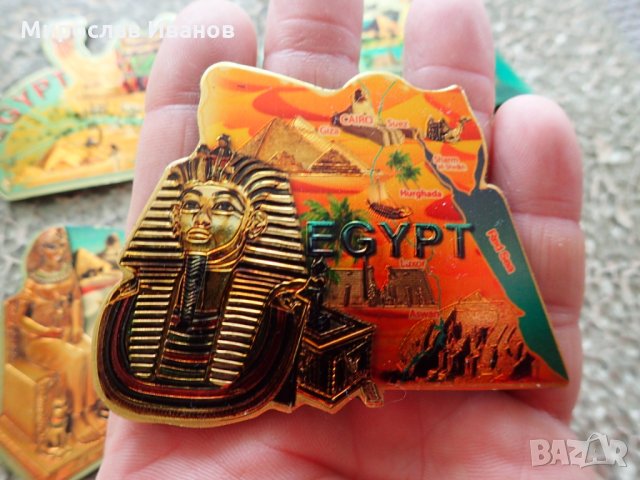 " Е-Г-И-П-Е-Т " - метални магнити, снимка 1