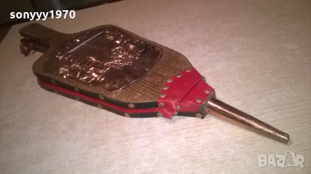 АНТИК-духало за камина-55х18см-внос швеицария, снимка 5 - Колекции - 26177962