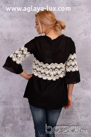 Уникална дамска блуза , снимка 4 - Туники - 21362399