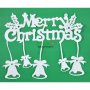 Коледна декорация  с камбани и надпис Merry Cristmas 2016. Изработена от дунапрен.