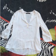 дамска бяла риза Зара, снимка 1 - Ризи - 16630946