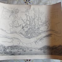 Стара карта Порто 1833, снимка 5 - Колекции - 25432632