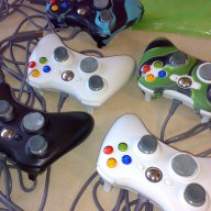 Xbox360 контролер, нов, с кабел - ЧЕРЕН ( controller, pad ), снимка 5 - Аксесоари - 13334054