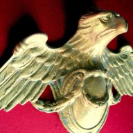 Римски бронзов орел - релеф за стена, за колекционери, Roman bronze eagle, relief wall , снимка 2 - Антикварни и старинни предмети - 13360571