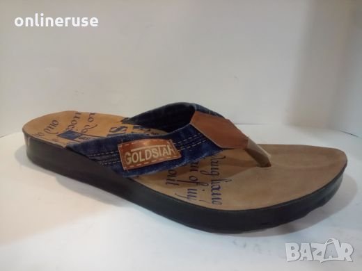 Мъжки чехли дънкови , снимка 1