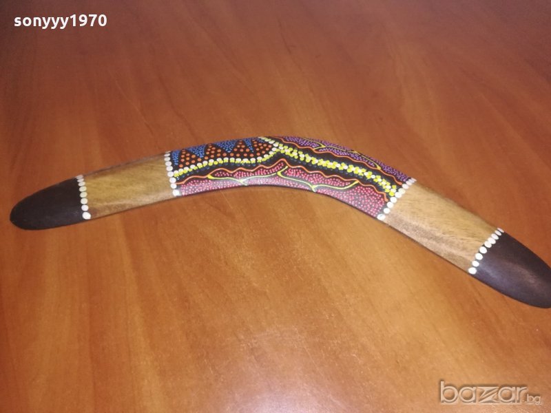 бумеранг-ретро колекция 40х6см-внос швеицария, снимка 1