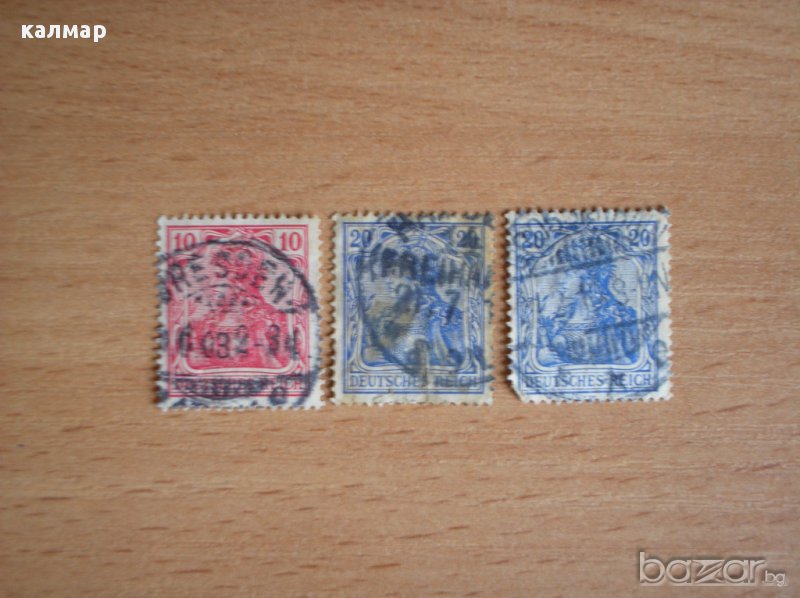 редки германски и австрийски пощенски марки, снимка 1
