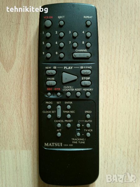 MATSUI VXA-1100 - дистанционно за VCR/TV, снимка 1