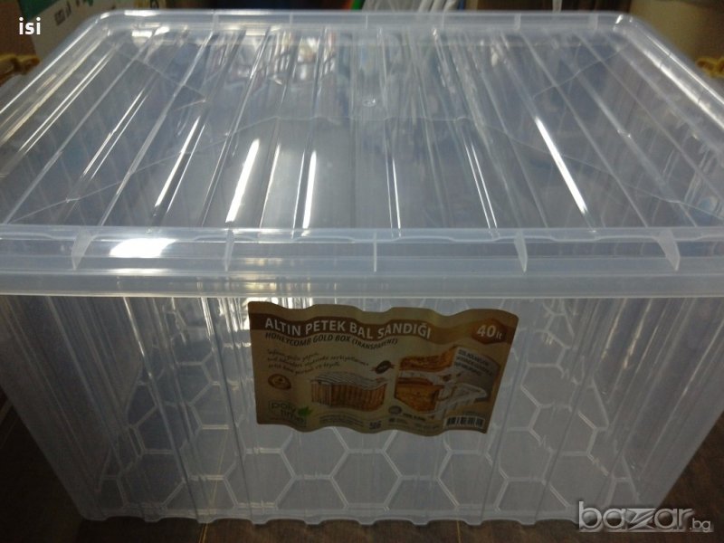 Пчеларска кутия за пчелен мед/8 м-к рамки/-пчеларски инвентар , снимка 1